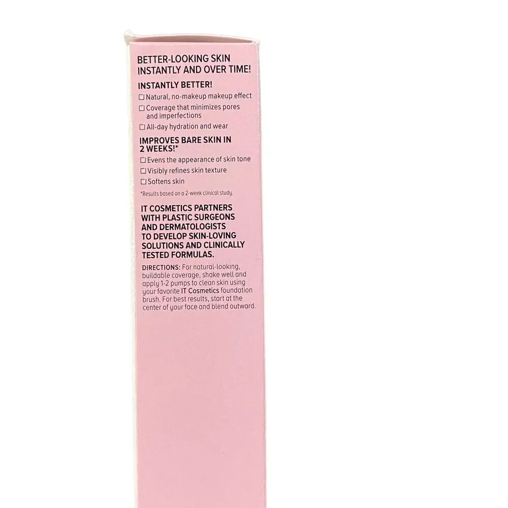 IT Cosmetics Your Skin But Better Foundation + Skincare Rich Cool 50